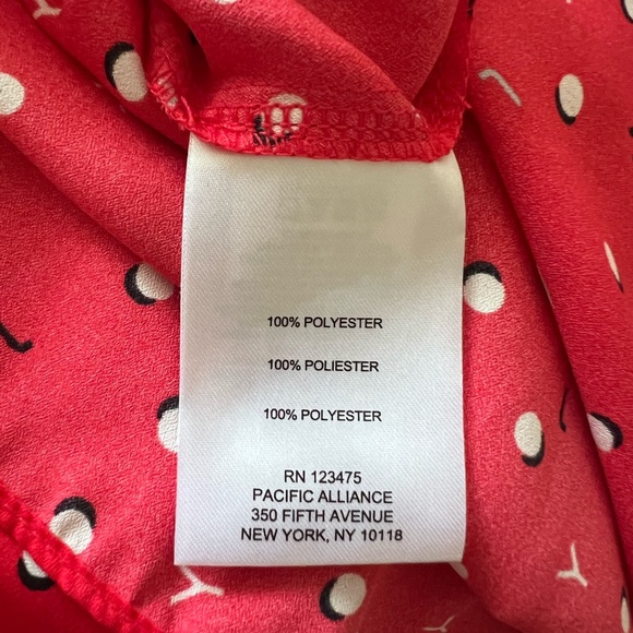 Jones New York Signature Long Sleeve Top, Red, Size XS, Pre-owned - Picture 11 of 11